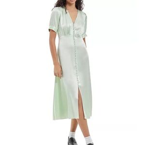 The Kooples Satin Midi Dress